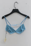 BASERANGE Mississippi bra narrow series collection bamboo fiber bamboo cotton soft underwear France BAS-BRMI-VE-WI23-WEILAN blue